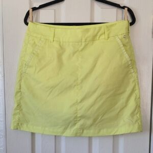 Puma Neon Yellow Skort